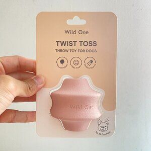 Wild One - Twist Toss - Throw Toy For Dogs - Pink, Hide Treats, Dishwasher Safe
